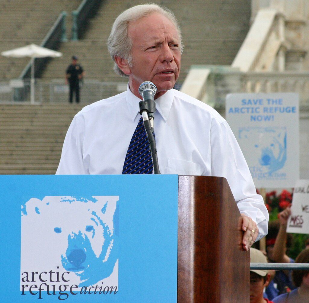 Senator Lieberman speaking at a 2005 event to keep Alaska wild to save polar bears, among other arctic wildlife

David - https://www.flickr.com/photos/bootbearwdc/45159675/

Arctic National Wildlife Refuge: U.S. Senator Joe Leibermann speaks at a 2005 event to keep Alaska wild to save polar bears among other arctic wildlife

    CC BY 2.0
    File:U.S. Senator Joe Leiberman speaks at a 2005 event to keep Alaska wild to save polar bears among other arctic wildlifes.jpg
    Created: 20 September 2005
    Uploaded: 19 May 2017